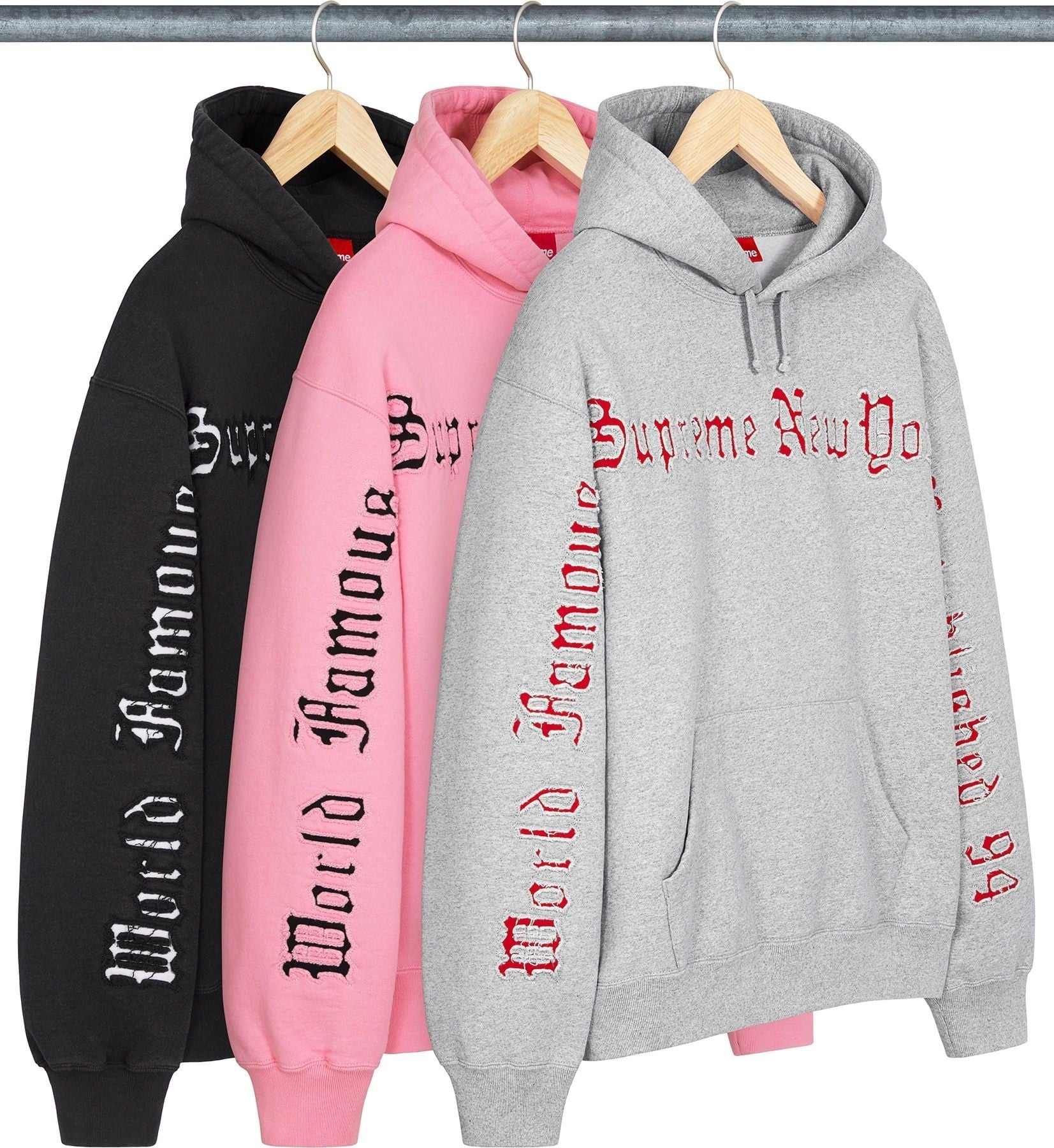 Contrast Cutout Hooded Sweatshirt